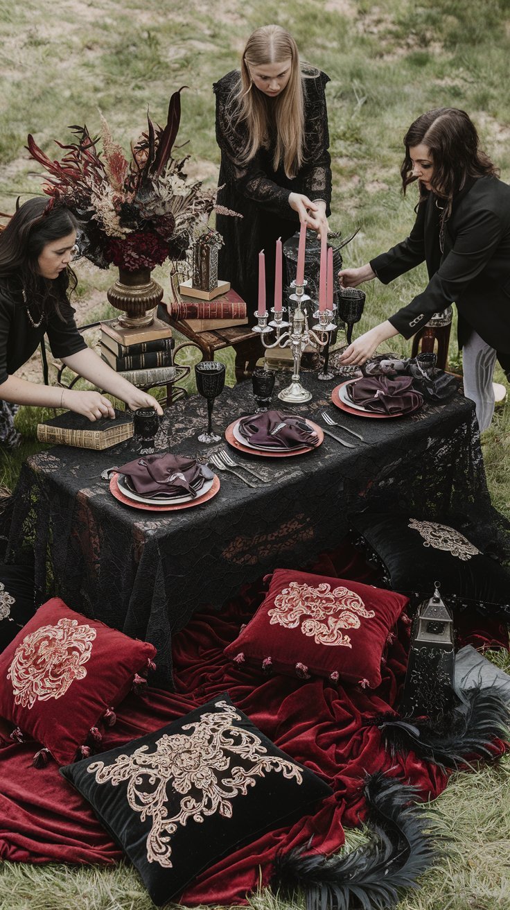 Goth Picnic Guide: Creating Darkly Elegant Outdoor Celebrations ...