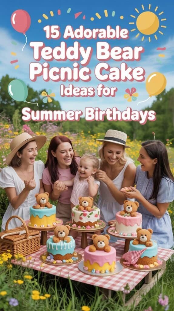 15 Adorable Teddy Bear Picnic Cake Ideas For Summer Birthdays — free download
